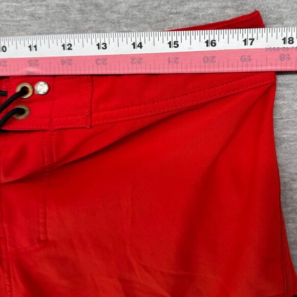 IPD Huntington Beach Jr Lifeguard Mens 32 Red Board Shorts 83 Style Swim - Picture 9 of 12